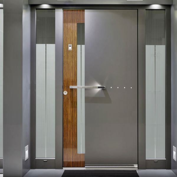 Metal fireproof doors